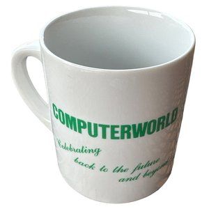 Computerworld Celebrating Back to the Future Ceramic Coffee Cup Mug 10 oz.